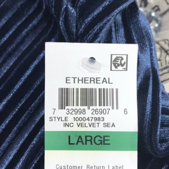 Inc Pleated Velvet Top - Picture 5 of 5